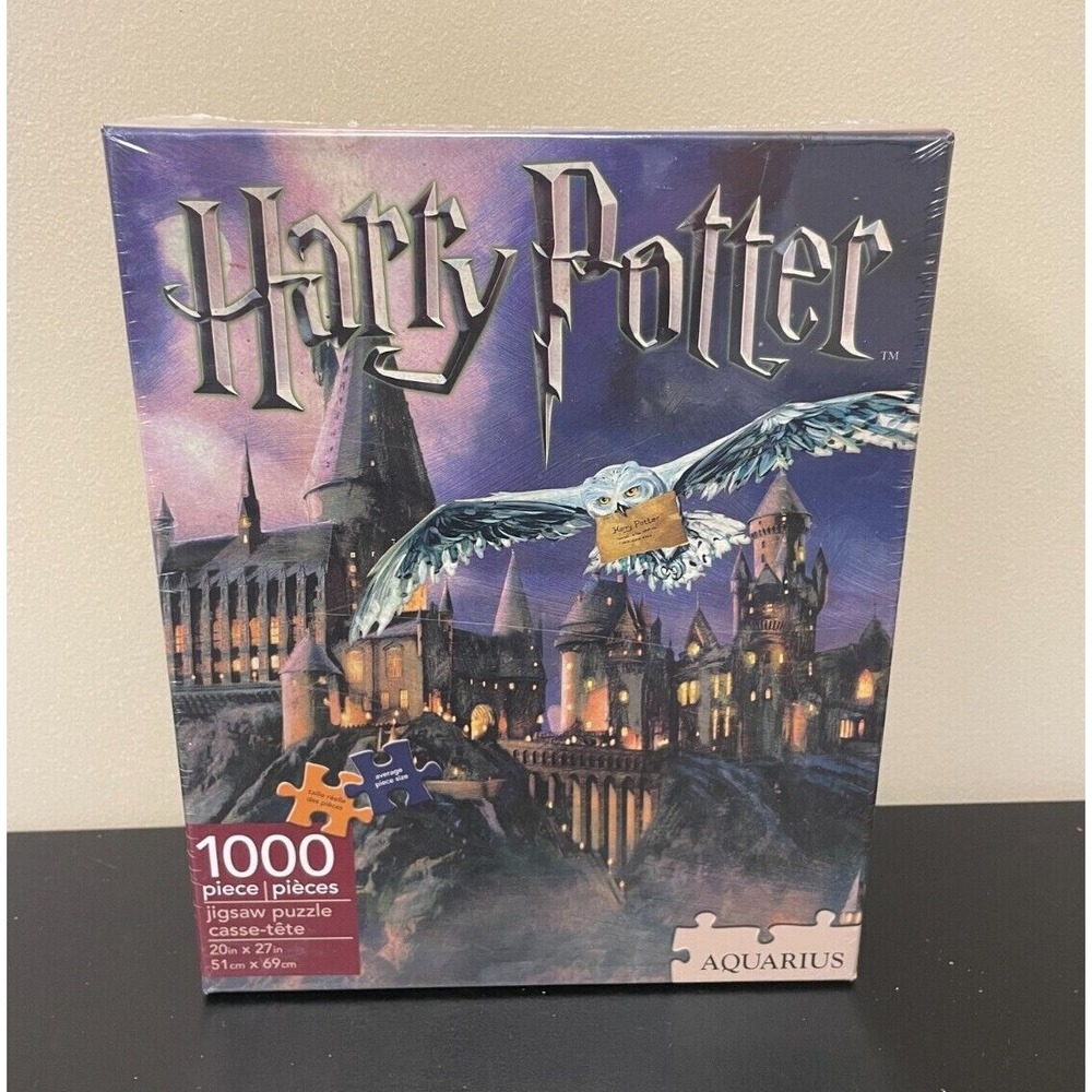 Harry Potter 1000 Piece Jigsaw Puzzle 20x27 Hogwarts Hedwig Aquarius